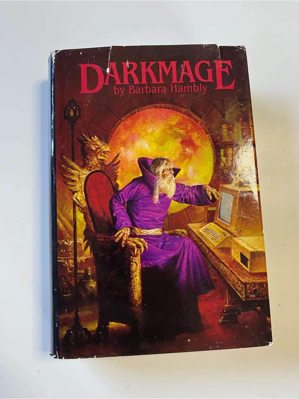 DARKMAGE by Barbara Hambly Windrose Chronicles Books 1 & 2 (HCDJ, 1986, 1988)